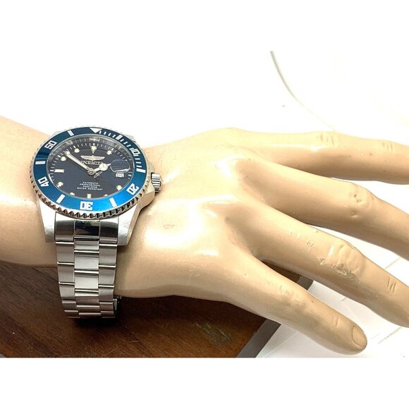 Invicta Men's Watch 36972 Pro Diver Automatic Blue Dial Silver Steel 44mm - Picture 4 of 11